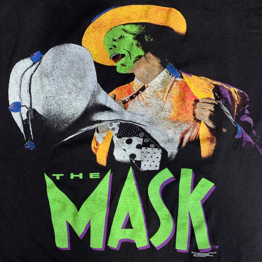 The MASK movie shirt Jim Carey dated 1994
